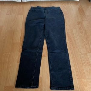 Santana denim jeans, dark blue wash, size 6, 30L